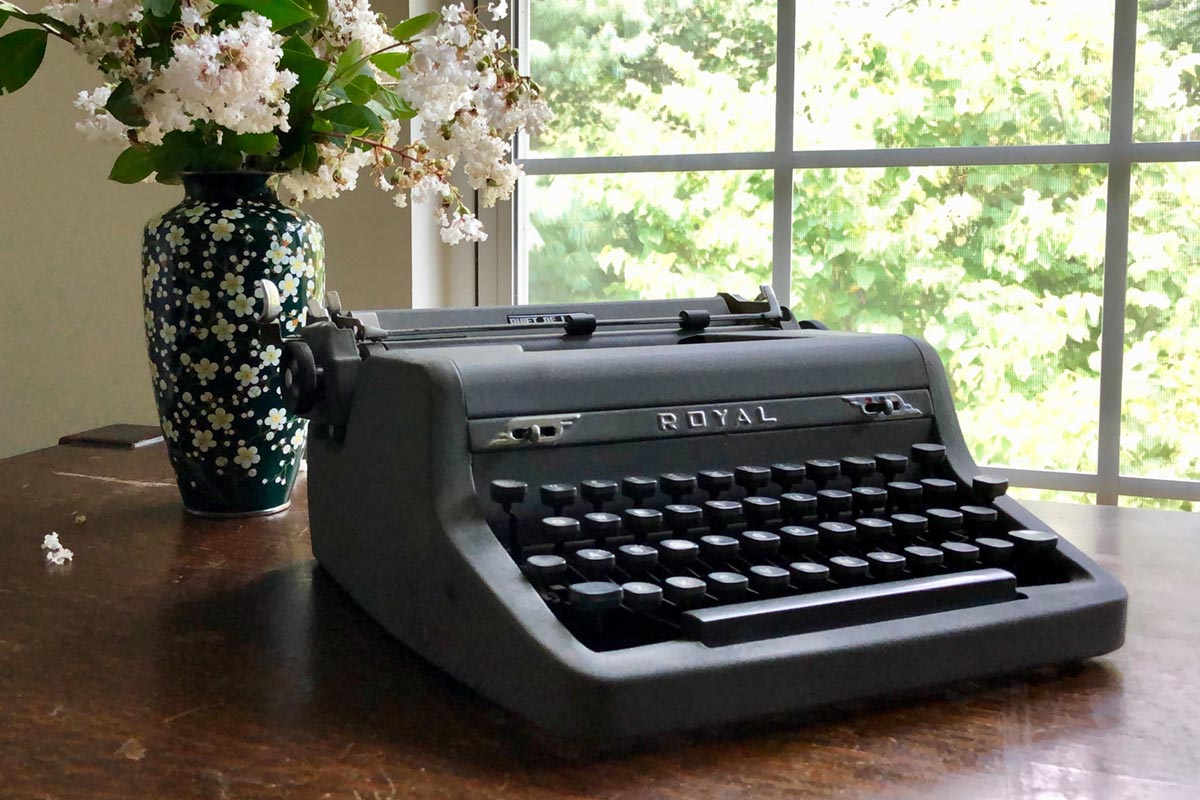 loan against royal typewriter