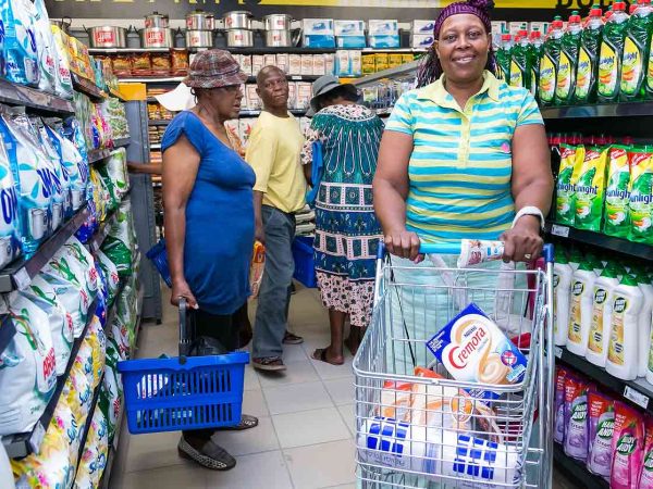what average south africans are spending every month